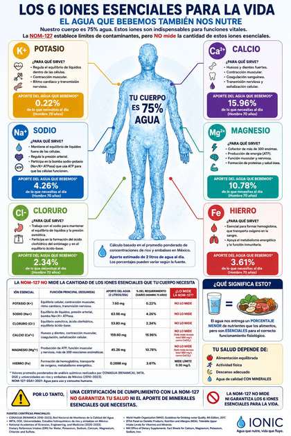 Los 6 iones esenciales para la vida