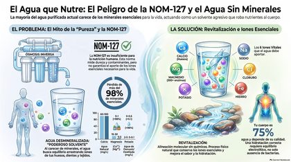 El peligro de la NOM-127 y el agua sin minerales